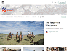 Tablet Screenshot of mountainwestnews.org